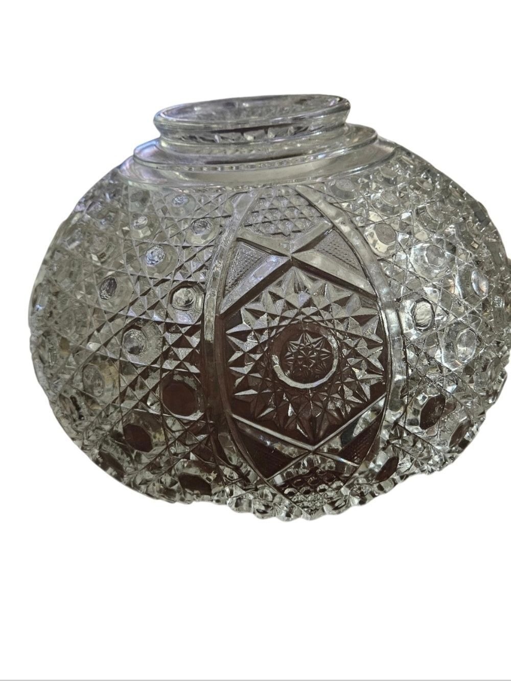 Vintage 1970s L.E. Smith Daisy & Button Punch Bowl Set – 20 Piece Clear Pressed - Picture 11 of 16